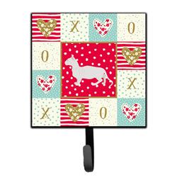 4.25 x 1 x 7 in. Bambino No.2 Cat Love Leash or Key Holder