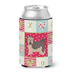 Picture of Carolines Treasures CK5888CC 12 oz Russian Lapdog Love Can or Bottle Hugger
