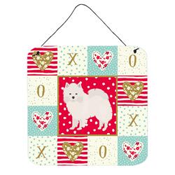 6 x 6 in. American Eskimo Love Wall or Door Hanging Prints