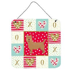 6 x 6 in. Australian Terrier Love Wall or Door Hanging Prints