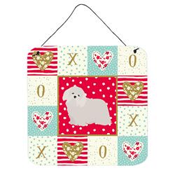 6 x 6 in. Coton De Tulear No.2 Love Wall or Door Hanging Prints