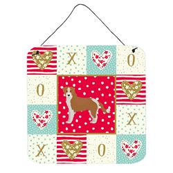6 x 6 in. Kromfohrlander Love Wall or Door Hanging Prints