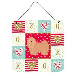6 x 6 in. Lhasa Apso No.1 Love Wall or Door Hanging Prints