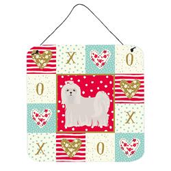 6 x 6 in. Maltese Love Wall or Door Hanging Prints