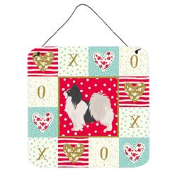 6 x 6 in. Papillon No.2 Love Wall or Door Hanging Prints