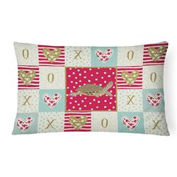 Picture of Carolines Treasures CK5538PW1216 12 x 3 x 16 in. Pond Slider Turtle Canvas Fabric Decorative Pillow