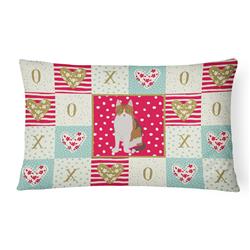 CK5734PW1216 12 x 3 x 16 in. Aegean Cat Love Canvas Fabric Decorative Pillow
