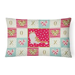 CK5735PW1216 12 x 3 x 16 in. American Curl Cat Love Canvas Fabric Decorative Pillow