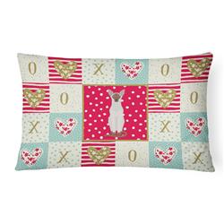 Picture of Carolines Treasures CK5755PW1216 12 x 3 x 16 in. Colorpoint Shorthair Cat Love Canvas Fabric Decorative Pillow