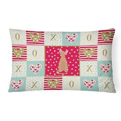 CK5756PW1216 12 x 3 x 16 in. Devon Rex No.1 Cat Love Canvas Fabric Decorative Pillow