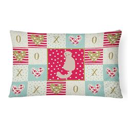 CK5783PW1216 12 x 3 x 16 in. Scottish Fold Cat Love Canvas Fabric Decorative Pillow