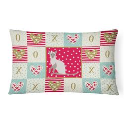 CK5786PW1216 12 x 3 x 16 in. Siamese Modern Cat Love Canvas Fabric Decorative Pillow