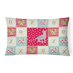 CK5803PW1216 12 x 3 x 16 in. Ukrainian Levkoy Cat Love Canvas Fabric Decorative Pillow