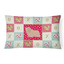 Picture of Carolines Treasures CK5823PW1216 12 x 3 x 16 in. Coton De Tulear No.1 Love Canvas Fabric Decorative Pillow