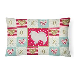 CK5837PW1216 12 x 3 x 16 in. German Spitz No.1 Love Canvas Fabric Decorative Pillow