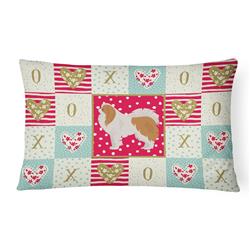 CK5848PW1216 12 x 3 x 16 in. Japanese Chin No.1 Love Canvas Fabric Decorative Pillow