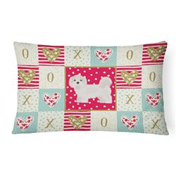CK5855PW1216 12 x 3 x 16 in. Kyi-Leo Love Canvas Fabric Decorative Pillow