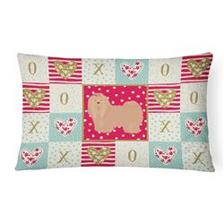 CK5856PW1216 12 x 3 x 16 in. Lhasa Apso No.1 Love Canvas Fabric Decorative Pillow