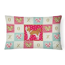 CK5869PW1216 12 x 3 x 16 in. Nordic Spitz Love Canvas Fabric Decorative Pillow