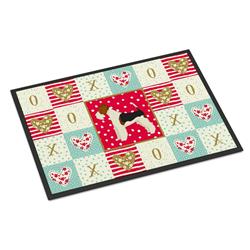 CK5928JMAT 24 x 36 in. Fox Terrier Love Indoor or Outdoor Mat