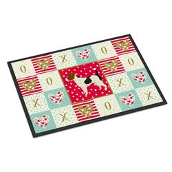 CK5937JMAT 24 x 36 in. Jack Russell Terrier Love Indoor or Outdoor Mat