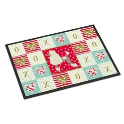 CK5946JMAT 24 x 36 in. Poodle Love Indoor or Outdoor Mat