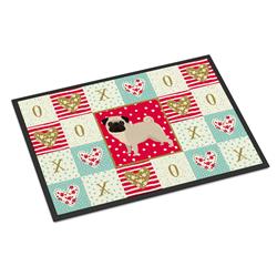 CK5947JMAT 24 x 36 in. Pug Love Indoor or Outdoor Mat