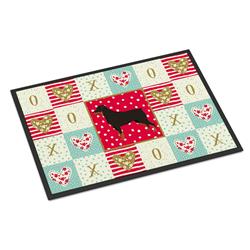 CK5948JMAT 24 x 36 in. Rottweiler Love Indoor or Outdoor Mat