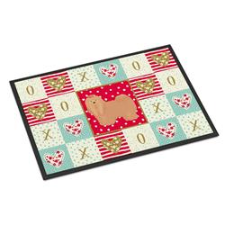 Picture of Carolines Treasures CK5856MAT 18 x 27 in. Lhasa Apso No.1 Love Indoor or Outdoor Mat