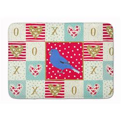 19 x 27 in. Bunting Love Machine Washable Memory Foam Mat
