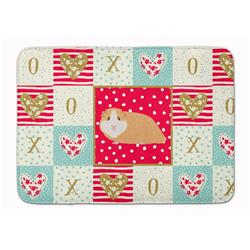 19 x 27 in. American Guinea Pig Love Machine Washable Memory Foam Mat