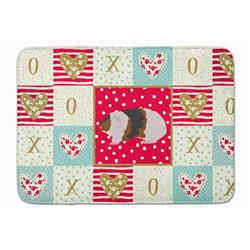 19 x 27 in. Teddy Guinea Pig Love Machine Washable Memory Foam Mat