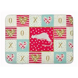 19 x 27 in. Dumbo Sphynx Rat Love Machine Washable Memory Foam Mat