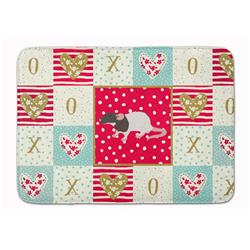 19 x 27 in. Dumbo Rat Love Machine Washable Memory Foam Mat