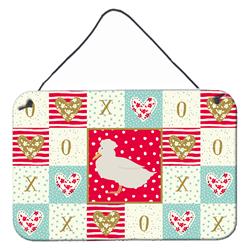 CK5284DS812 8 x 12 in. Crested Duck Love Wall or Door Hanging Prints