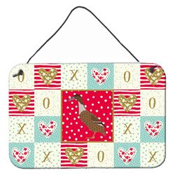 CK5288DS812 8 x 12 in. Dutch Hook Bill Duck Love Wall or Door Hanging Prints