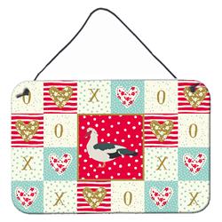 CK5291DS812 8 x 12 in. Muscovy Duck Love Wall or Door Hanging Prints