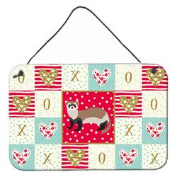 CK5305DS812 8 x 12 in. Ferret Love Wall or Door Hanging Prints