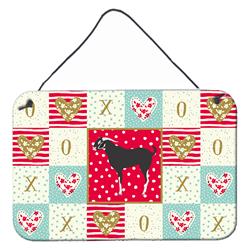 CK5311DS812 8 x 12 in. Black Bengal Goat Love Wall or Door Hanging Prints