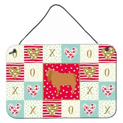 CK5312DS812 8 x 12 in. American Lamancha Goat Love Wall or Door Hanging Prints