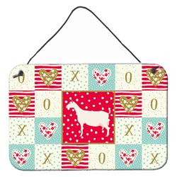 CK5316DS812 8 x 12 in. Saanen Goat Love Wall or Door Hanging Prints