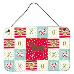 CK5336DS812 8 x 12 in. Hannoverian Horse Love Wall or Door Hanging Prints