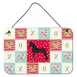 CK5342DS812 8 x 12 in. Friesian Horse Love Wall or Door Hanging Prints