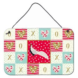 CK5356DS812 8 x 12 in. Silver Pheasant Love Wall or Door Hanging Prints