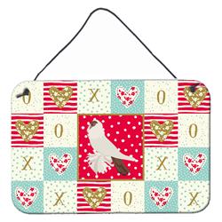 CK5371DS812 8 x 12 in. German Helmet Pigeon Love Wall or Door Hanging Prints