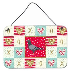 CK5378DS812 8 x 12 in. Racing Pigeon Love Wall or Door Hanging Prints