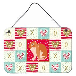 CK5389DS812 8 x 12 in. English Lop Rabbit Love Wall or Door Hanging Prints