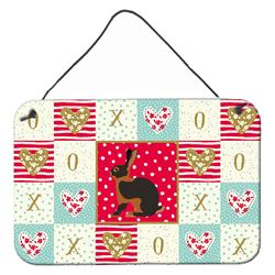 CK5390DS812 8 x 12 in. Tan Rabbit Love Wall or Door Hanging Prints