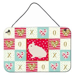 CK5391DS812 8 x 12 in. Hermelin Rabbit Love Wall or Door Hanging Prints