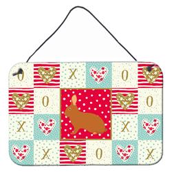 CK5396DS812 8 x 12 in. Rex Rabbit Love Wall or Door Hanging Prints
